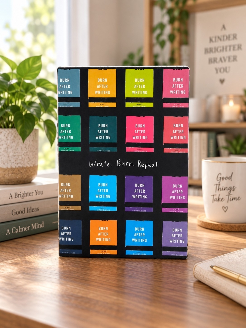 Burn After Writing Colorful Hardcover Journal